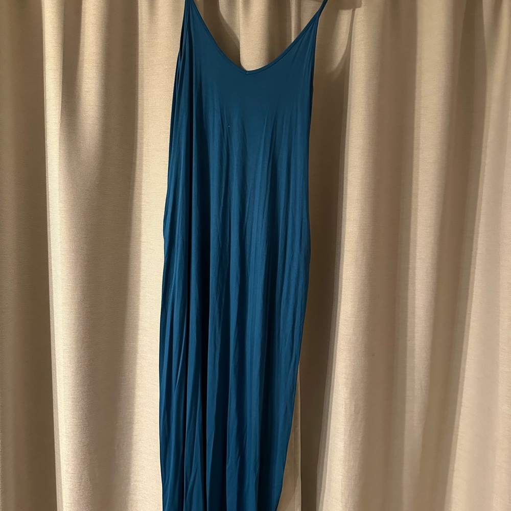 Blue Mer Slit Maxi Dress  The Santorini - Picture 4 of 4